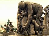 Woman and Children by Gustav Vigeland